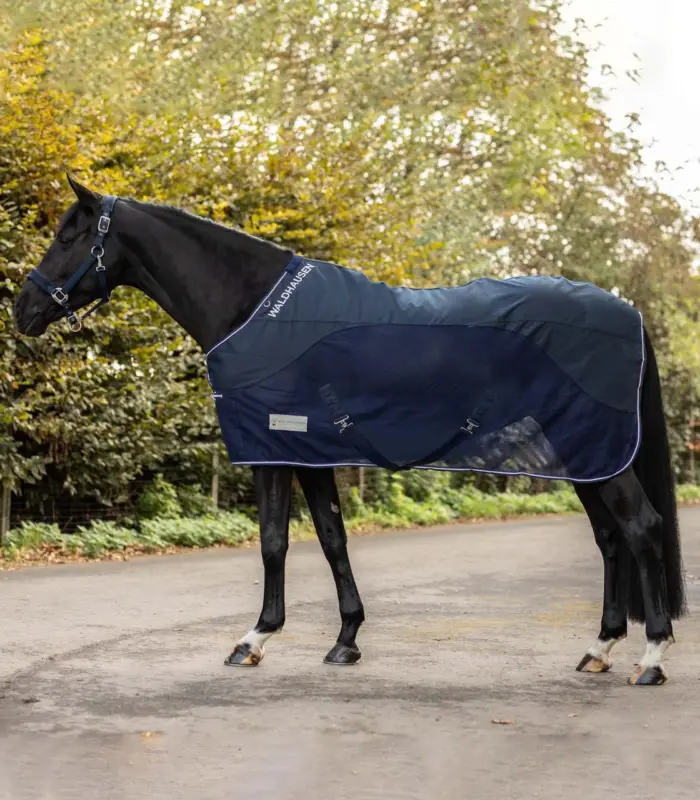 Heißes Angebot Waldhausen Comfort Regen-Fliegendecke nachtblau, L (145cm)