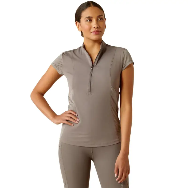 ARIAT Breathe 1/2 Zip Baselayer plum grey, M Jetzt Bestellen