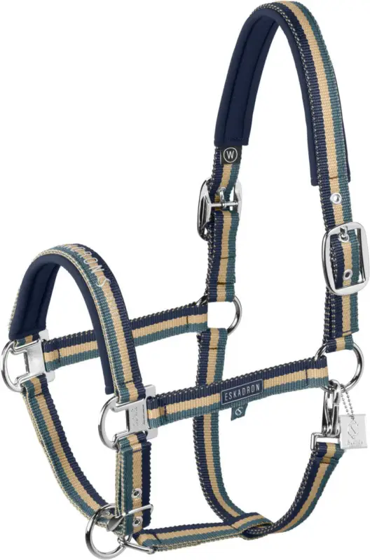 Sale Eskadron Halfter DOUBLE PIN ocean-sierra-navy, WE