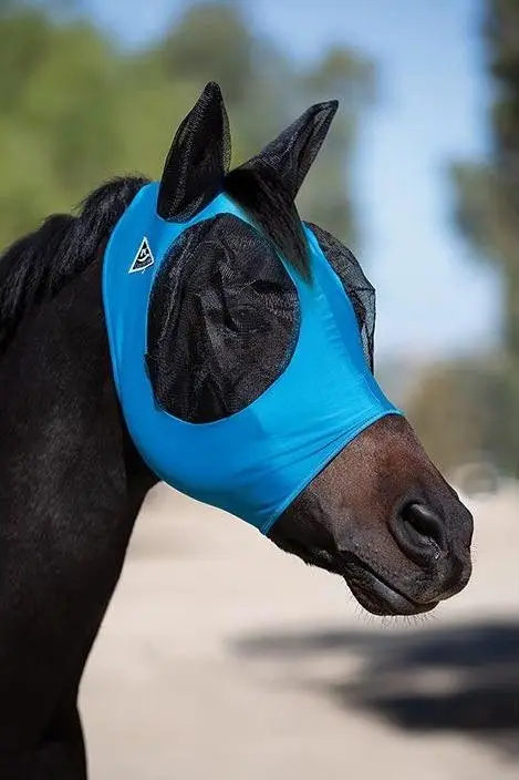 Letzte Chance Professional's Choice Comfort Fit Fly Mask Pacific Blue, X-Full Warmblut extra / Kaltblut
