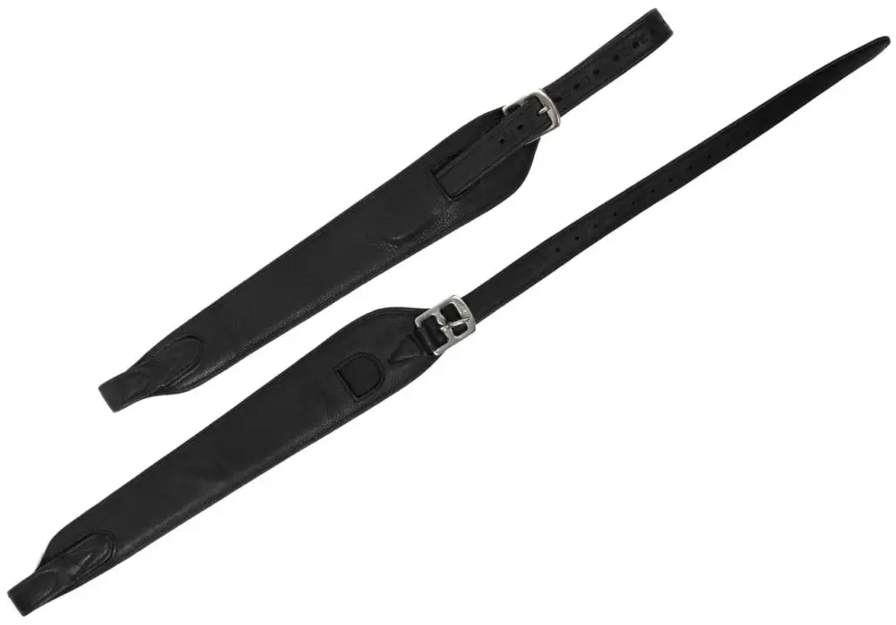 Hans Melzer Steigbügelriemen Softtouch Mono Jump schwarz, XL Neu