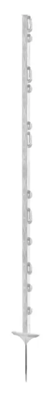 AKO Kunststoffpfahl TITAN 157cm, weiß - 5 ST Sonderaktion
