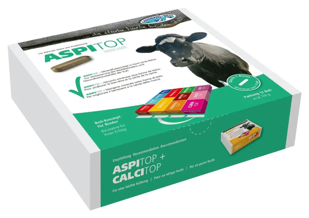 Neuheit Landmans Best ASPITOP Anti-Stress Bolus 12 Boli à 100g