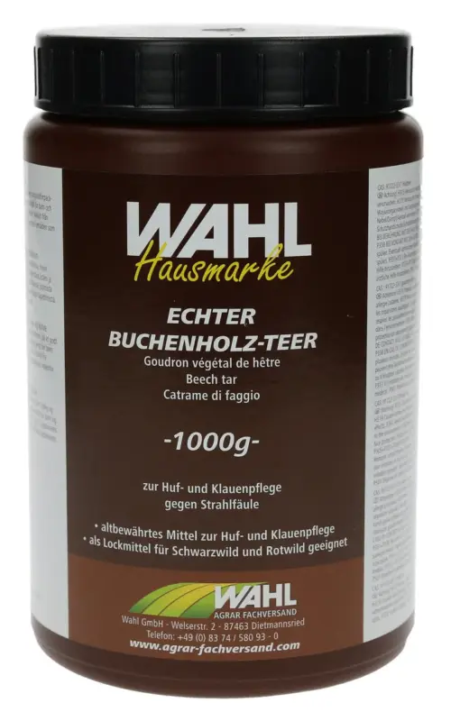 Direkt Vom Hersteller WAHL-Hausmarke Buchenholzteer - versch. Größen 1 kg