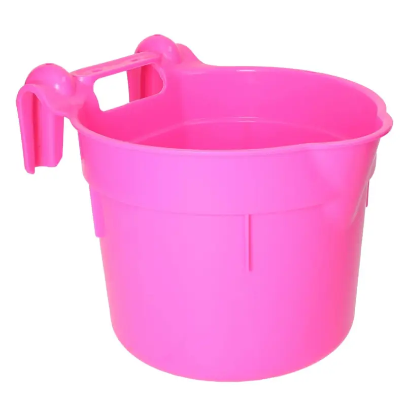 Echt Kerbl Futtertrog 'HangOn' - rund 8 Liter pink