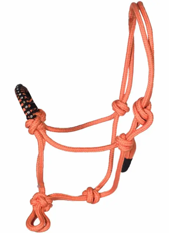 HKM Knotenhalfter -Hobby Horsing- orange Direktkauf