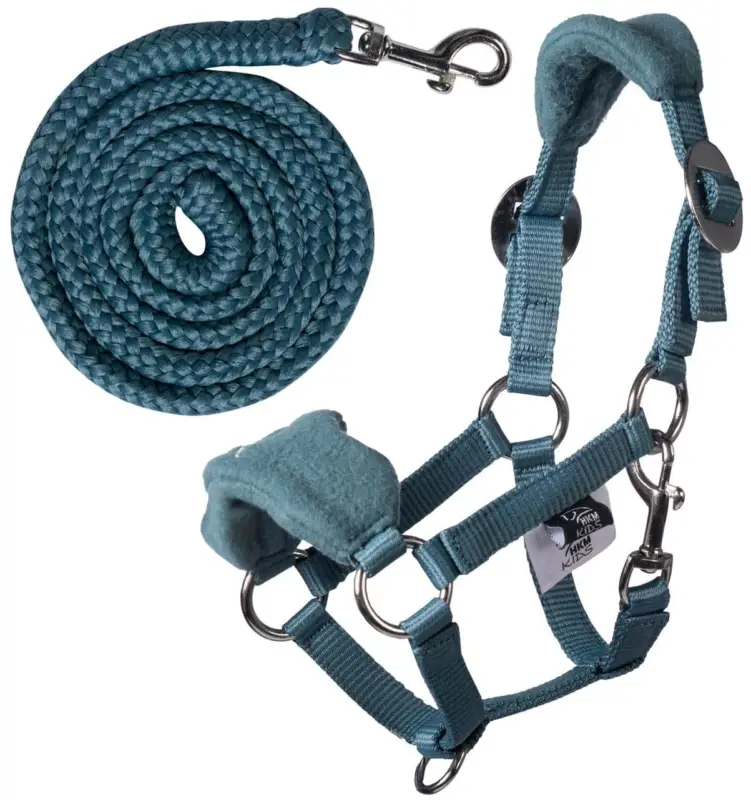 Knallerangebot HKM Halfter mit Fleece -Hobby Horsing- türkis