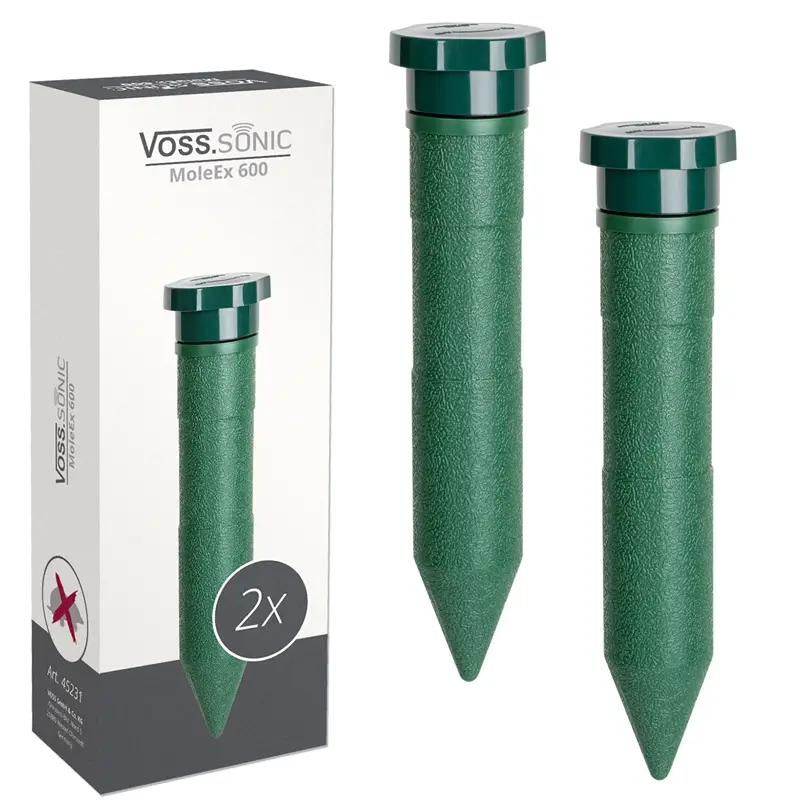 Rabatt 2x VOSS.sonic "MoleEx 600" Maulwurfvertreiber