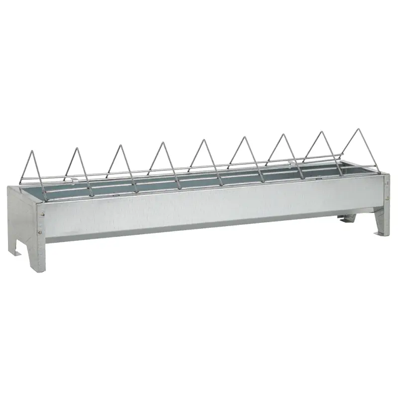 GAUN Langtrog, Metall, 50cm, verzinkt, Fress-Buchten 8 Heißes Angebot