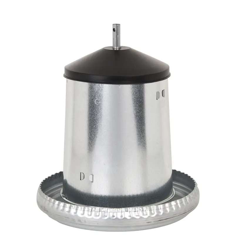 Begrenztes Angebot Geflügel-Futterautomat, 5kg, verzinkt, mit Deckel