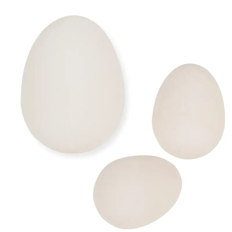 OLBA Gummi-Ei für Legehühner, 56 x 44mm, weiß Zertifiziert