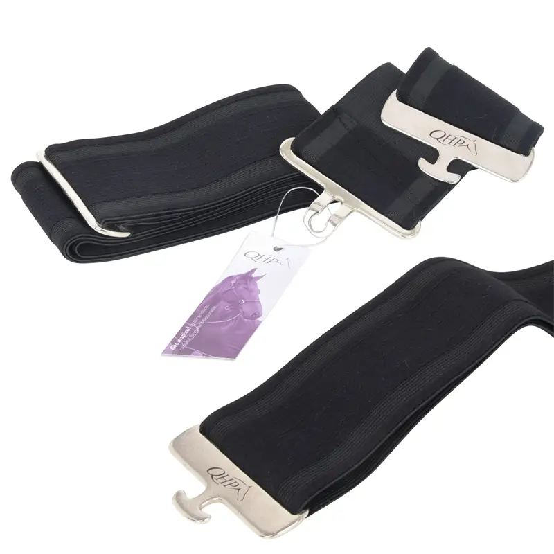 QHP Elastischer Deckengurt, schwarz Mega-Angebot