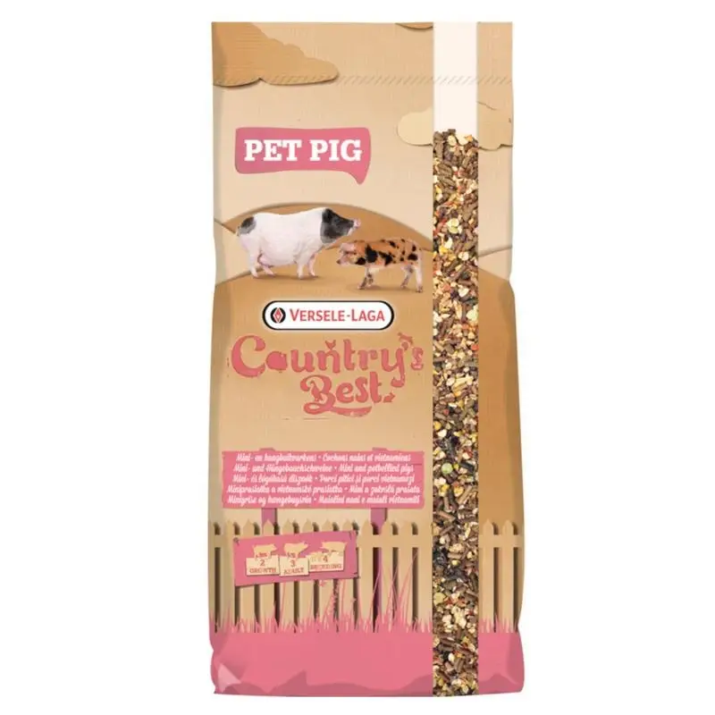VERSELE-LAGA "PET PIG Müsli" 17kg, Mini- und Hängebauchschweine, Schweinemüsli, Schweinefutter Versand Am Gleichen Tag