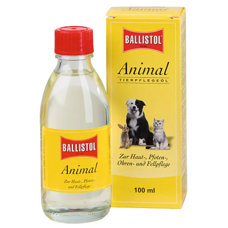 BALLISTOL Animal - Tierpflegeöl zur Haut-, Pfoten-, Ohren- und Fellpflege, 100ml Echt