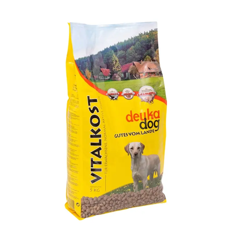 Schnäppchen deuka dog Vitalkost - Hundefutter für erwachsene Hunde mit L-Carnitin, 3kg