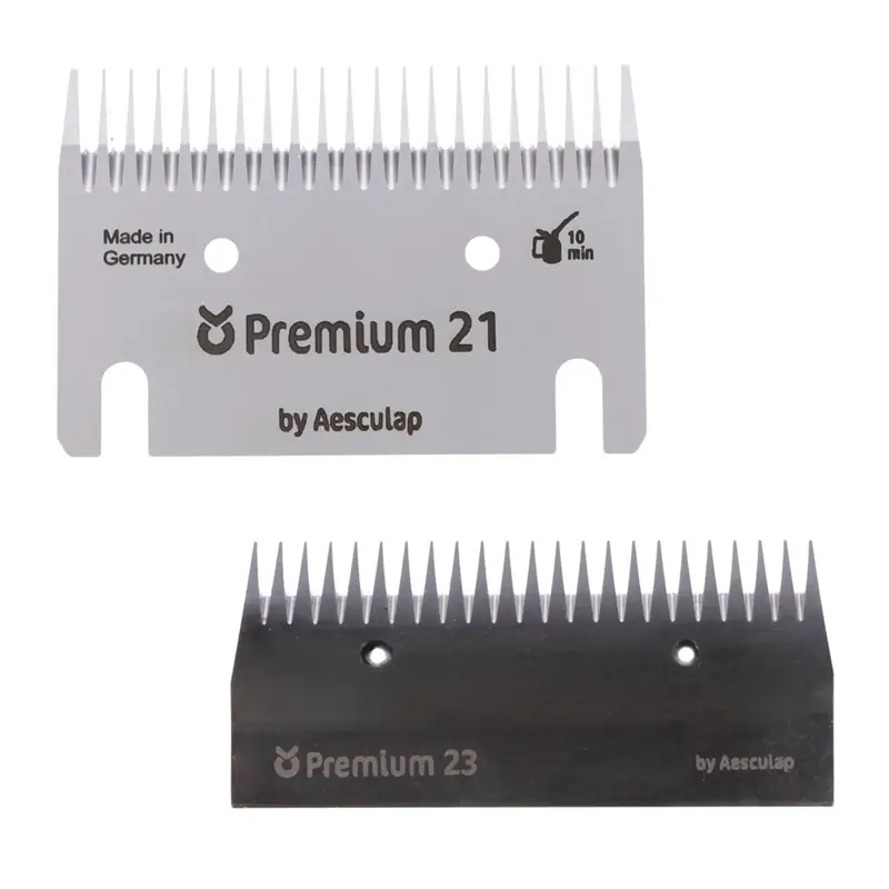 Neuheit Kerbl Schermesser-Set "Premium" (21/23 Zähne)