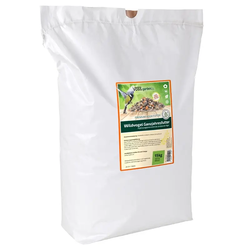VOSS.garden Wildvogel Ganzjahresfutter 15kg Letzte Chance
