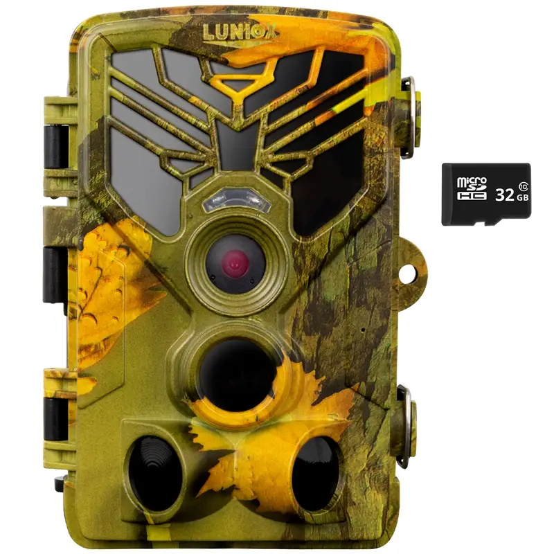 Markenprodukt Wildkamera "LUNIOX VC24", Fotofalle 24MP + HD Video, inkl. 32GB SD Karte