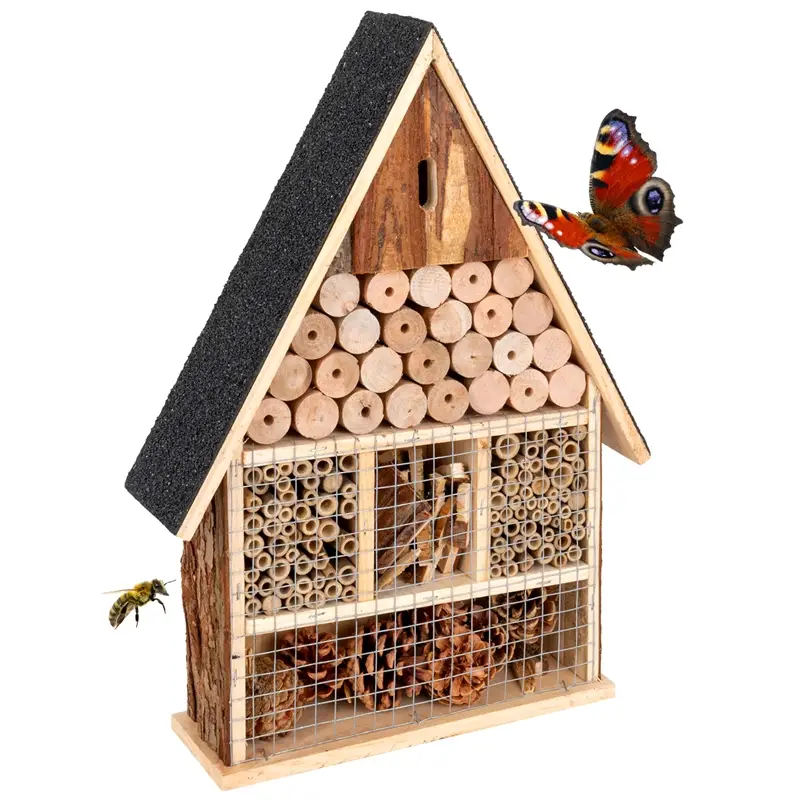 Top-Preis Insektenschutz-Haus, Insektenhotel 50 x 35 x 9cm großes Insektenhaus