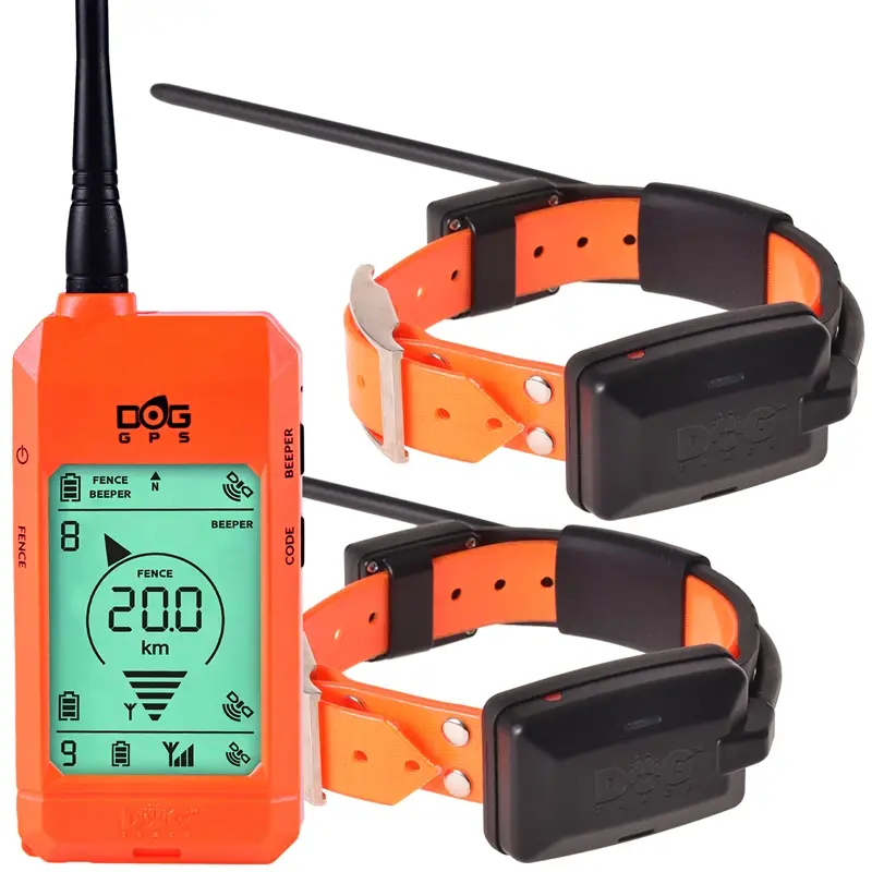Dogtrace GPS X22 Hundeortungsgerät, Spar-Set für 2 Hunde - Hundeortung für die Jagd, ORANGE Ausverkauf