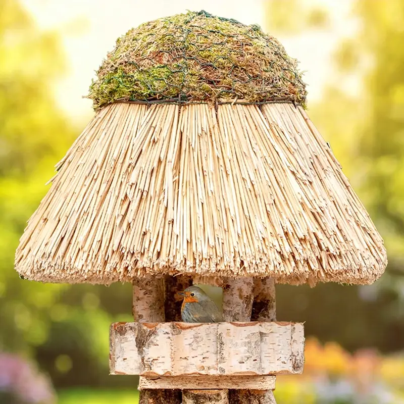 Aktuell VOSS.garden Vogelhäuschen "Amrum" mit Reetdach - rund, Ø 45cm
