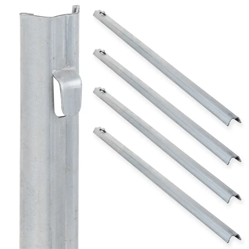 Schnäppchen 5x VOSS.farming W-Profil Zaunanker für Wildzaun, Knotengeflecht, 50cm