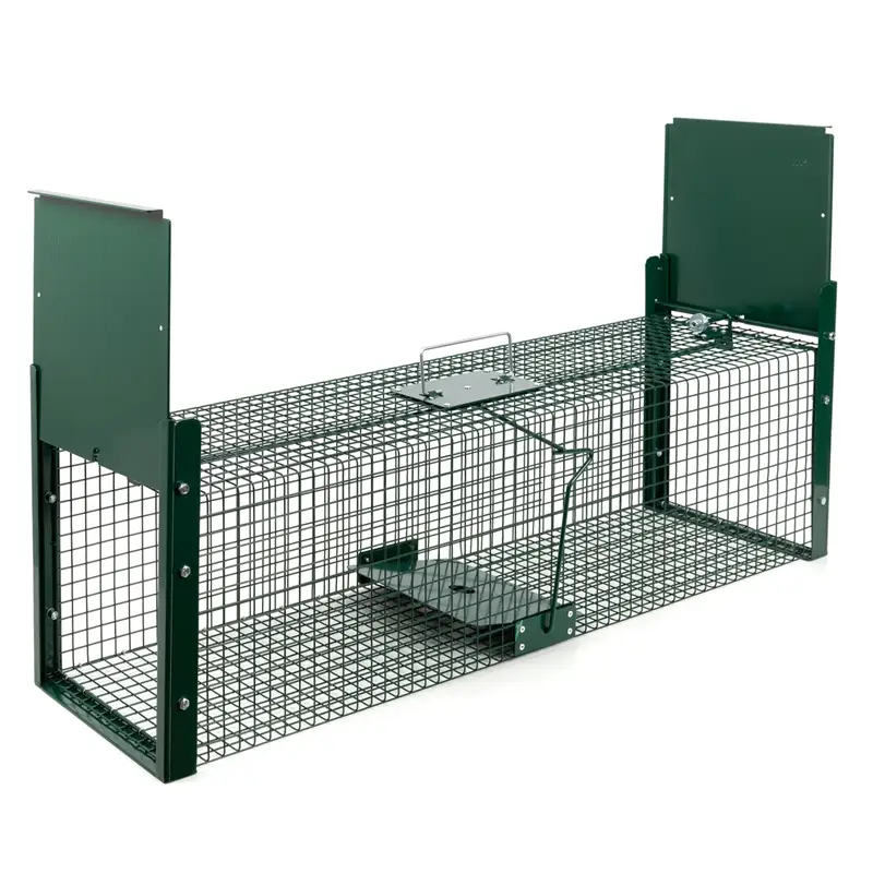 VOSS.farming Lebendfalle, Marderfalle, Fuchsfalle, Waschbärfalle, 27x27x103cm Heißes Angebot