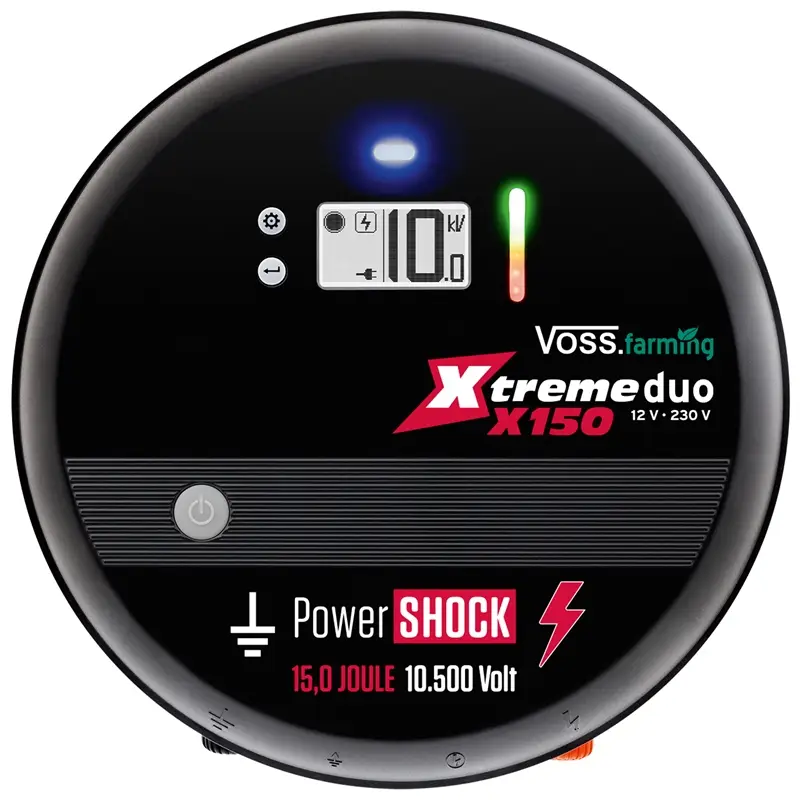 Saisonangebot B-Ware: VOSS.farming "Xtreme X150" - Profi-Weidezaungerät 12V-230V, Ultra stark, 15 Joule