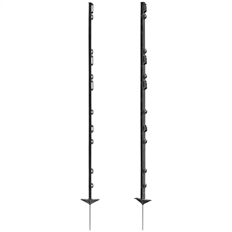B-Ware: 20x VOSS.farming "farm 156" Weidezaunpfähle 156cm, schwarz Top-Seller
