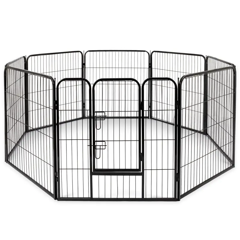 Direkt Vom Hersteller VOSS.pet Welpenauslauf XL, Kleintier Freilaufgehege, 8 robuste Zaunelemente 81x78cm