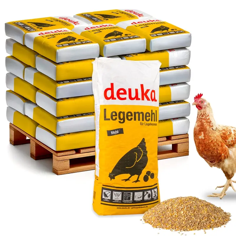 Zertifiziert Palette Deuka Legemehl, Legehennenfutter 30 x 25kg