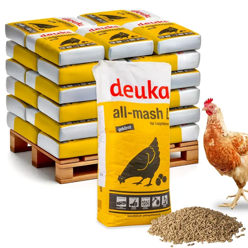 Palette Deuka all-mash L gekörnt, Legehennenfutter 30 x 25kg Billig