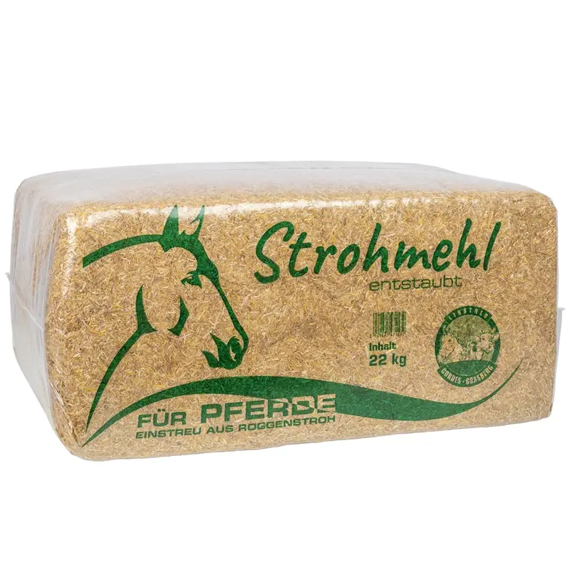 Neu Im Sortiment Strohmehl - Einstreu aus Roggenstroh, Tier-Einstreu, entstaubt, 22kg