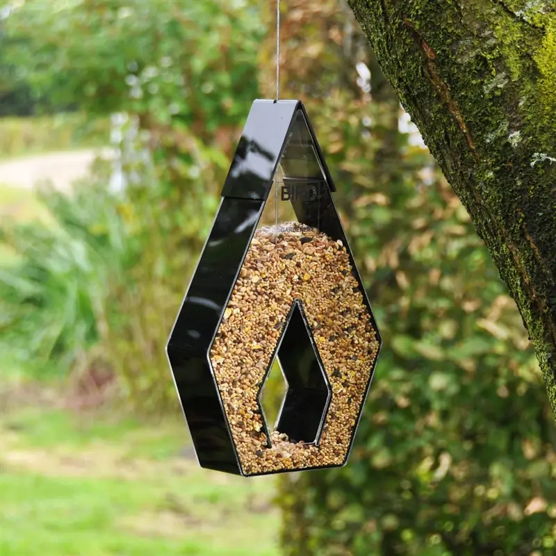 B-Ware: Feeder Onyx mit Befestigung zum Aufhängen, Höhe 17 cm Preisknaller