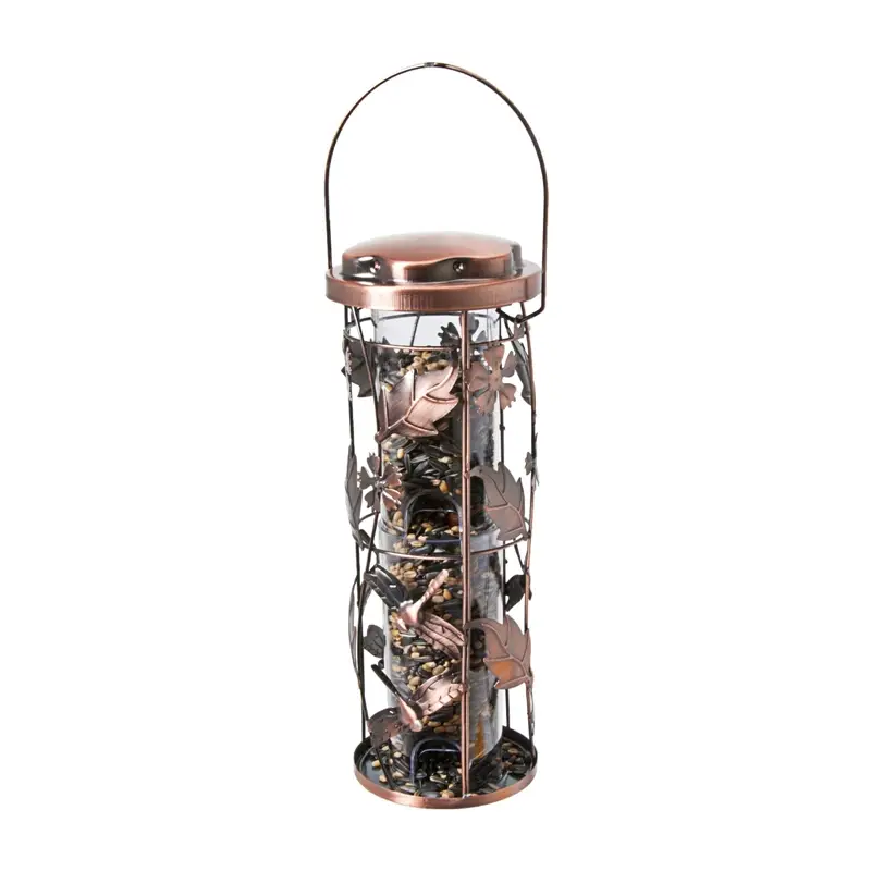 B-Ware: Perky Pet Birdscapes - Copper Garden Vogelfutterspender, Vogelhaus im herbstlichen Kupfer-Lo Top-Angebot