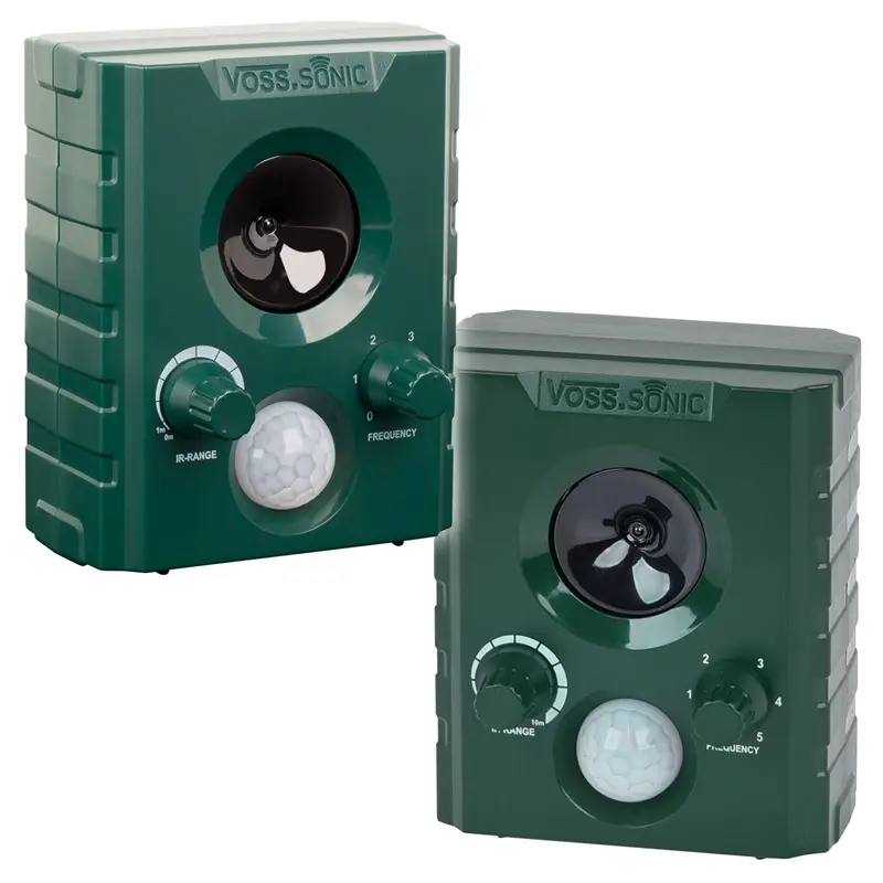 Preisknaller B-Ware: Doppelpack: 2x VOSS.sonic 1000 Ultraschall-Abwehr - Katzenschreck, Katzenabwehr, Hundeschrec