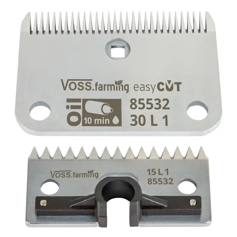 B-Ware: VOSS.farming "easyCUT" Schermesser-Set für Pferdeschermaschinen (30/15 Zähne), 1mm Schnitthö Sale