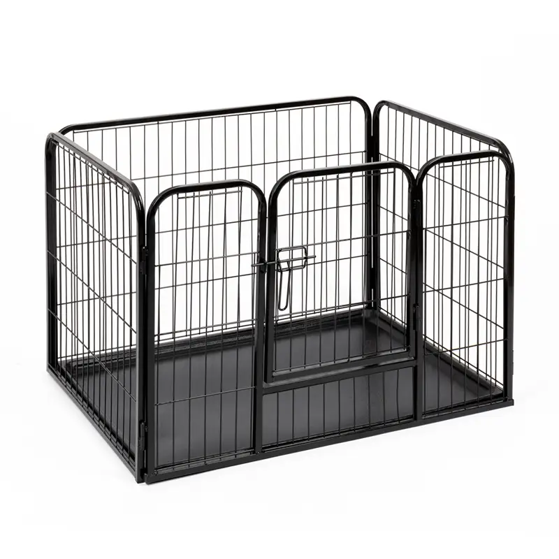 VOSS.pet Welpenauslauf XL mit Bodenwanne, Welpengitter, Kleintier Freilaufgehege 93x63x63cm Sichere Zahlung
