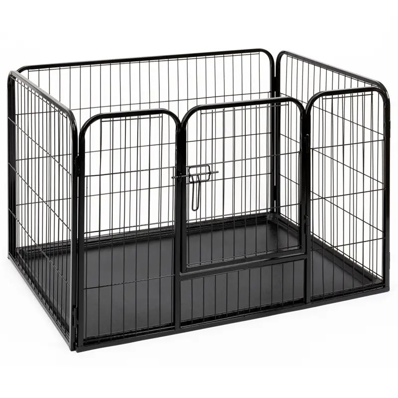 Direktkauf VOSS.pet Welpenauslauf XXL mit Bodenwanne, Welpengitter, Kleintier Freilaufgehege 108x73x70cm