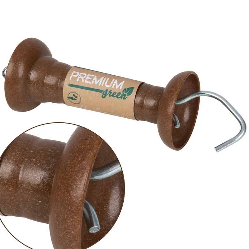 Meistverkauft Premium Torgriff "BIG green", braun, mit Haken