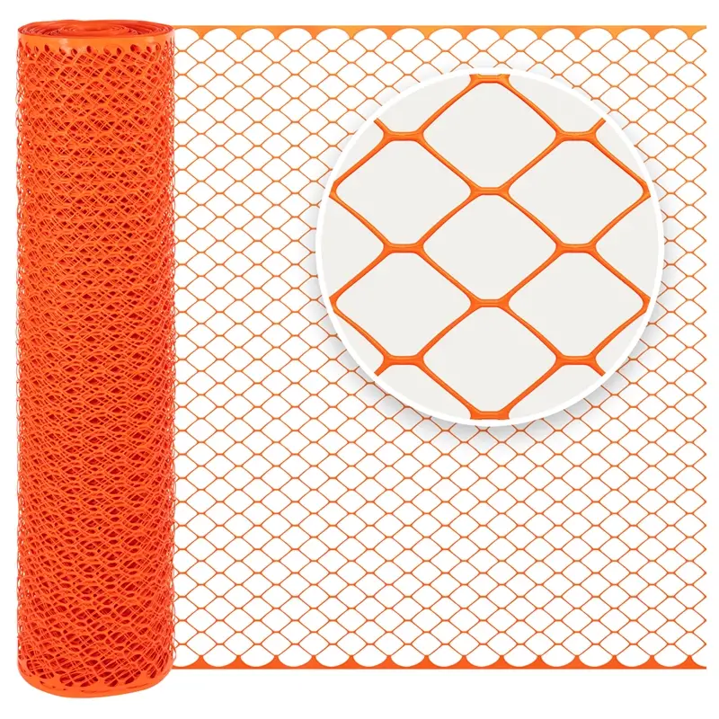 B-Ware: 25m VOSS.farming "PowerOFF" Premium Begrenzungszaun, Höhe 120cm - 50x50mm, orange Sonderangebot