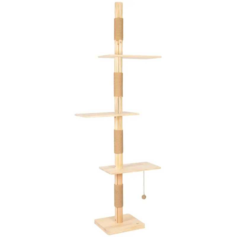 VOSS.pet Kratzbaum "Big Barry" - Premium Massivholz deckenhoher Katzenkratzbaum Jetzt Kaufen