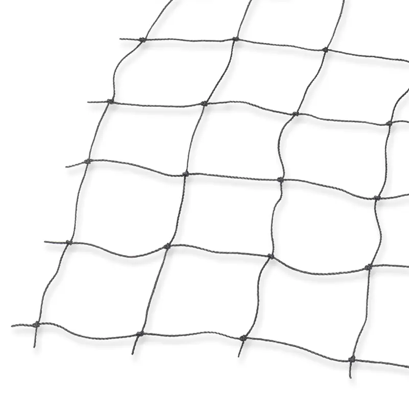 Billig Geflügel-Schutznetz, Teich-Netz, Volieren Netz, Greifvogelschutz-Netz, 5x5m, schwarz