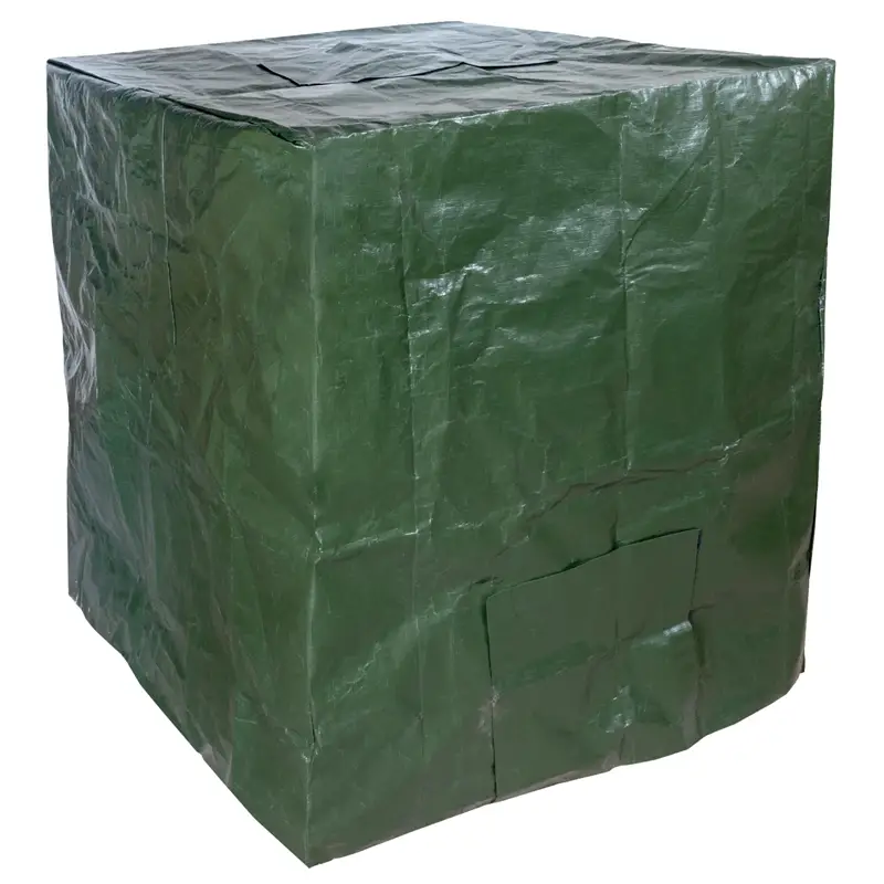 VOSS.garden IBC Tank-Abdeckung, IBC Cover 120x100x116cm, Abdeckung 1000 Liter IBC Tank Mega-Angebot