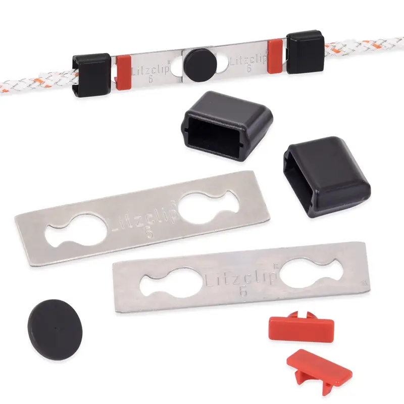 B-Ware: 6x "Litzclip® Safety Link" Seilverbinder für Weidezaunseil, Ø 6mm Wochenendangebot
