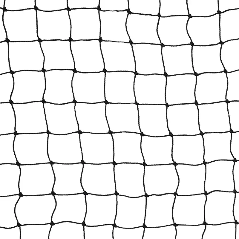 B-Ware: Geflügel-Schutznetz, Teich-Netz, Volieren Netz, Greifvogelschutz-Netz, 5x5m, schwarz Zertifiziert