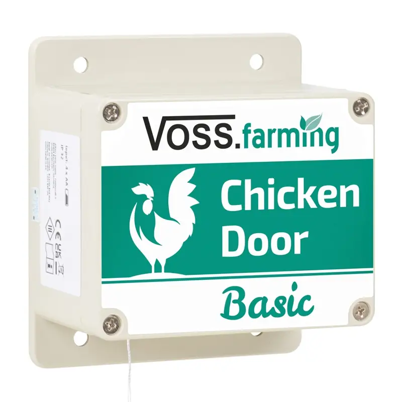 Garantierte Lieferung VOSS.farming automatische Hühnerklappe "Chicken-Door Basic", elektrische Hühnertür