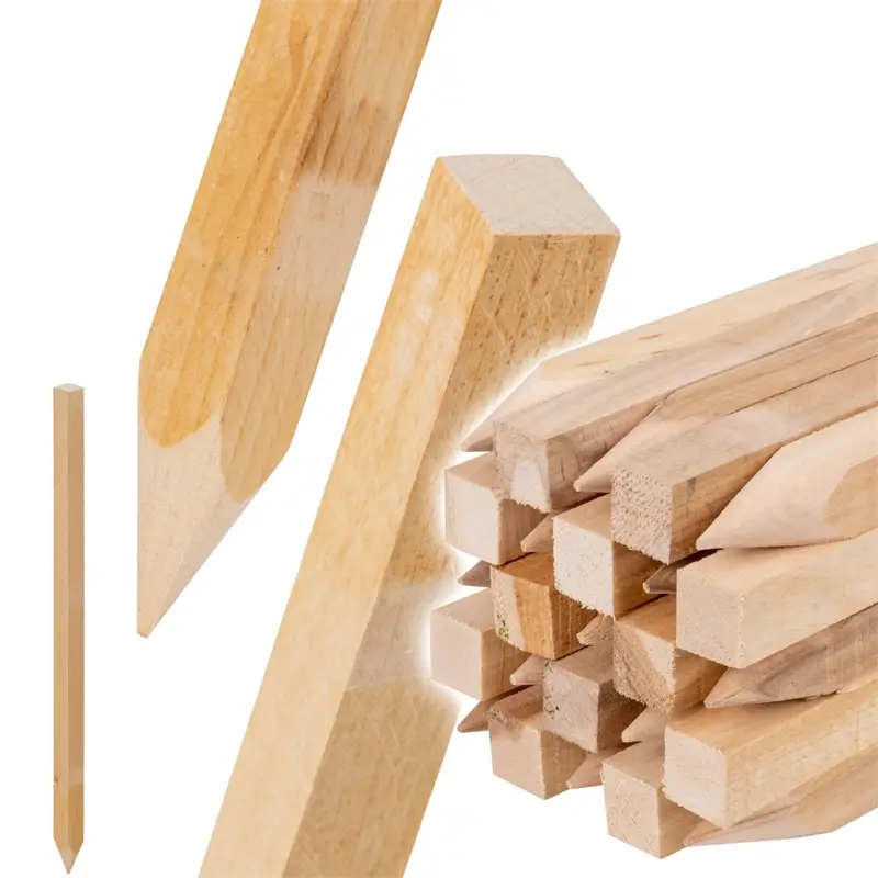 B-Ware: 25x VOSS.garden Holzpfahl Buche 90cm, Zaunpfahl, Pflanzpfahl, 2,7 x 2,7cm Beliebt