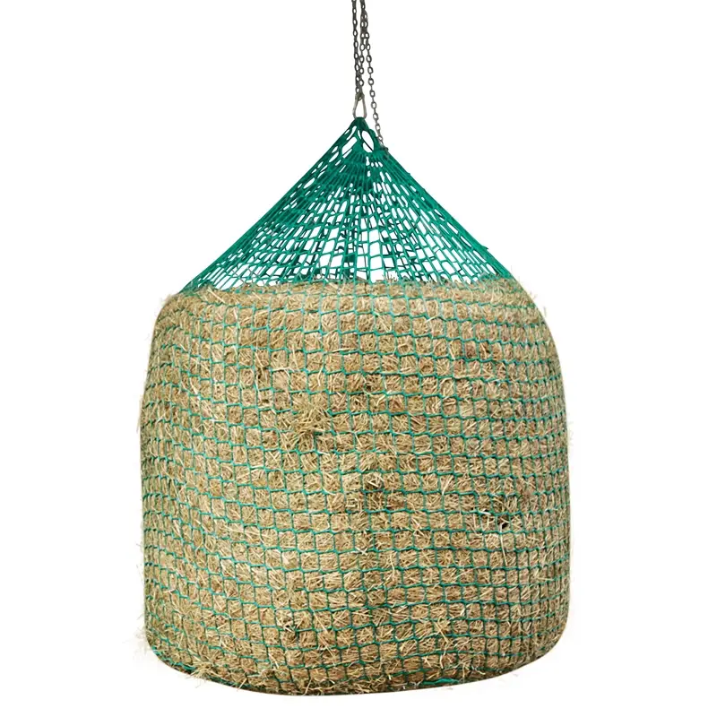 VOSS.farming Rundballen-Heunetz zum Aufhängen, Rundballennetz - 1,25x1,6m, Maschenweite 4,5x4,5cm Garantierte Lieferung