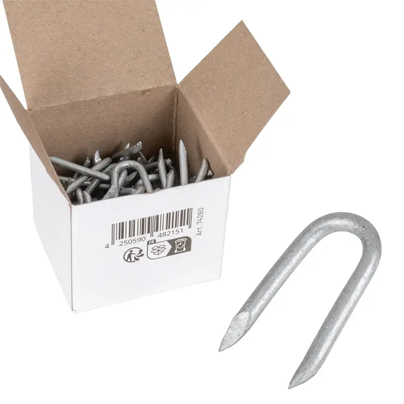 Meistverkauft VOSS.farming Krampen, Drahtschlaufen, verzinkt, 2,2 x 25mm, 0,1kg